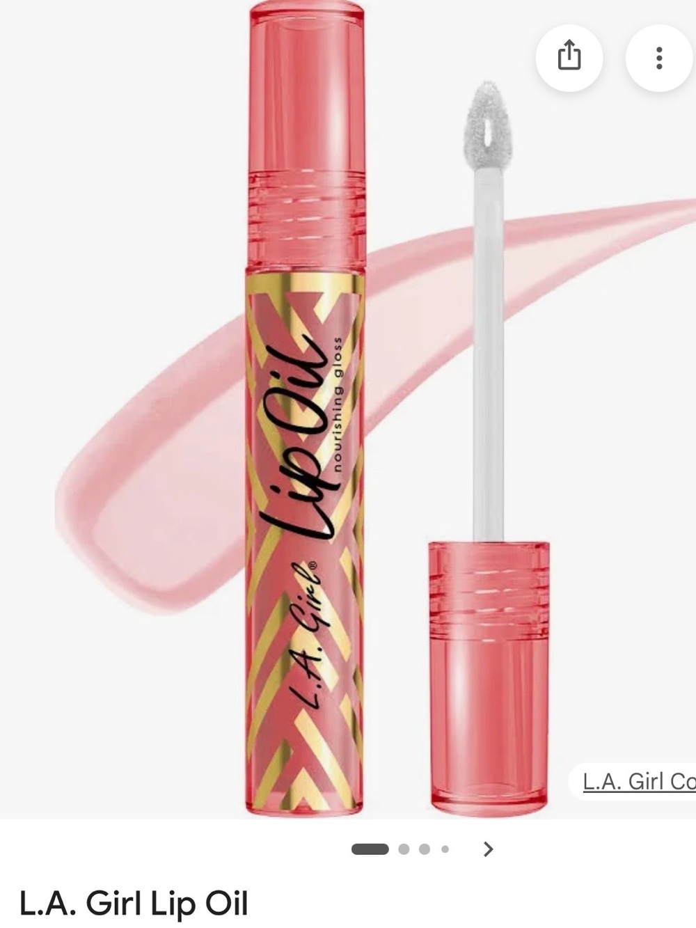 Set of 2 LA Girl nourishing Lip gloss(oil)